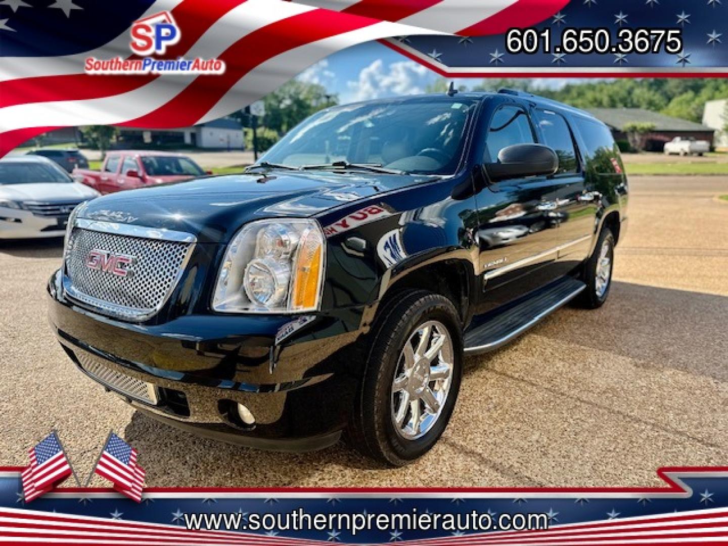 2011 BLACK GMC YUKON XL DENALI (1GKS1MEF7BR) , located at 922 W. Beacon St., Philadelphia, MS, 39350, (601) 650-3675, 32.770447, -89.127151 - Photo#2